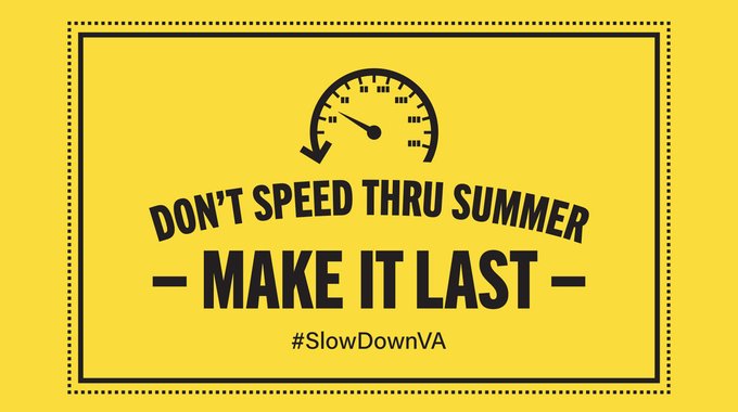 VaDOT's tweet photo. Have something to say about speeding? We want to hear from you! The @GovernorVA's Executive Leadership Team on Highway Safety is collecting your feedback from now through 8/13.
Participate in the #YourSayVA Digital Town Hall today ➡️ https://t.co/SCCEOF1Moz
#SlowDownVA #TZD https://t.co/v2E6jxmTMf