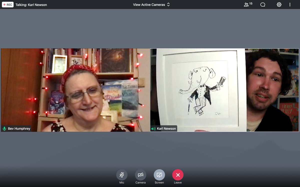 uksla's tweet photo. Incredible to hear about how @Karlwheel's heartfelt picture book #HowToMendAFriend was born out of his time undergoing chemotherapy, when so many people came forward with a desire to help him get through it in their own unique ways... #ElephantsForKarl! 🐘💙
#MeetTheCreator https://t.co/3Yigfkj8uU