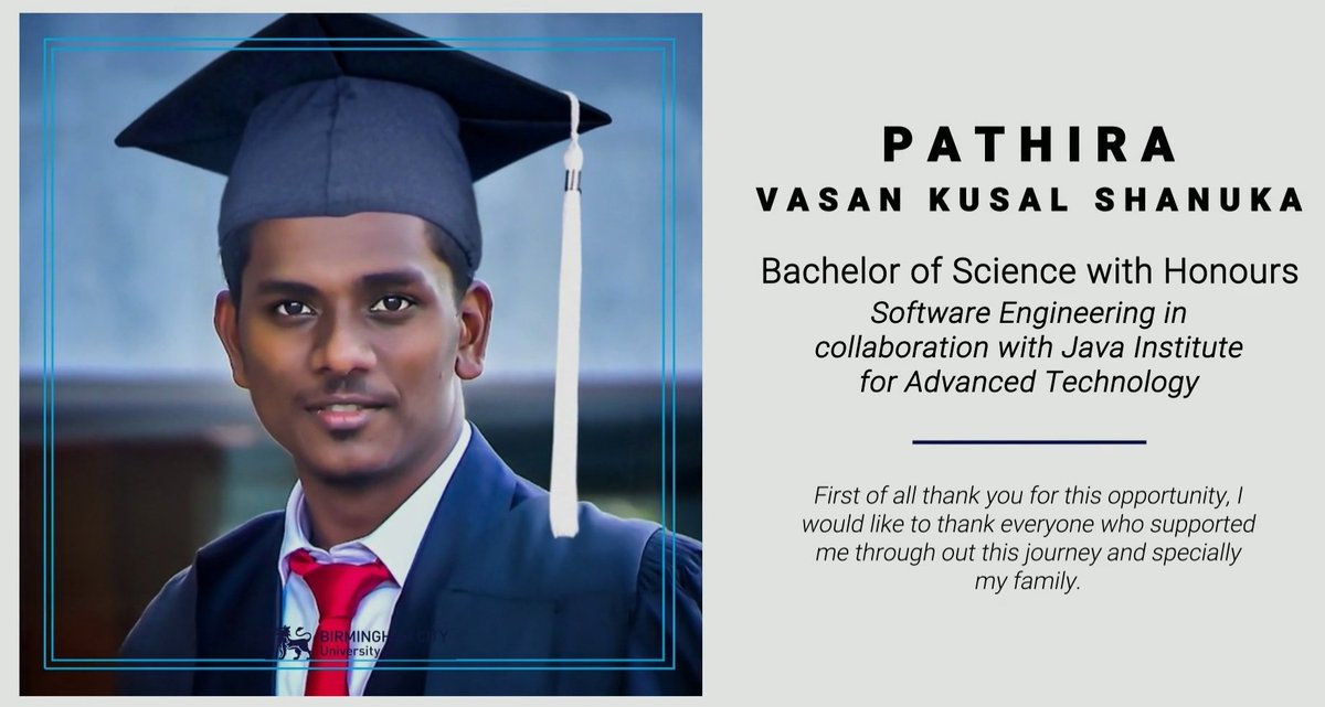 KusalShanuka's tweet image. Dreams do come true.....
#BCUGraduation #IAMBCU #javainstitute

@MyBCU
instagram.com/p/CR4C8NACxSG/…