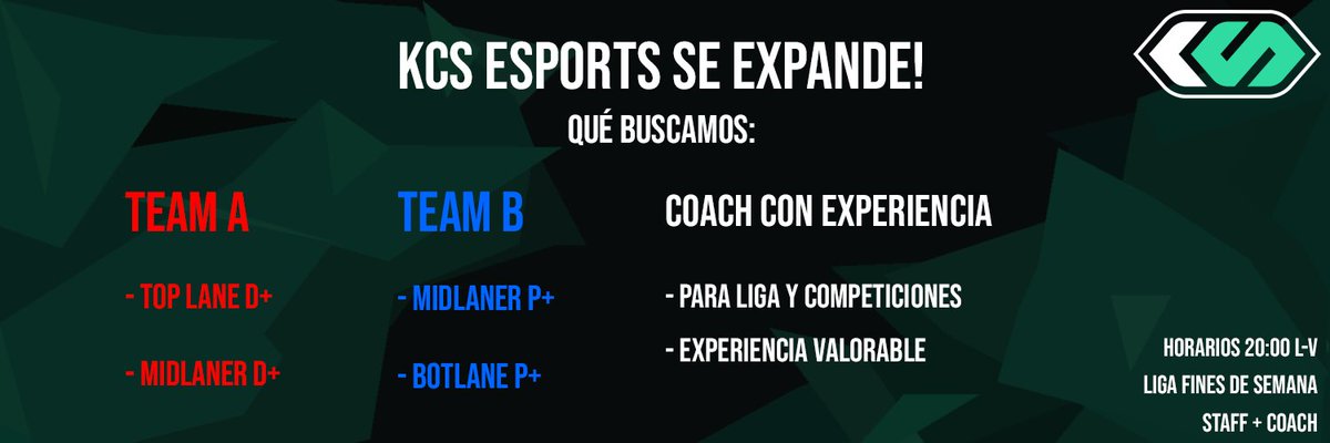 KCS Esports tweet media