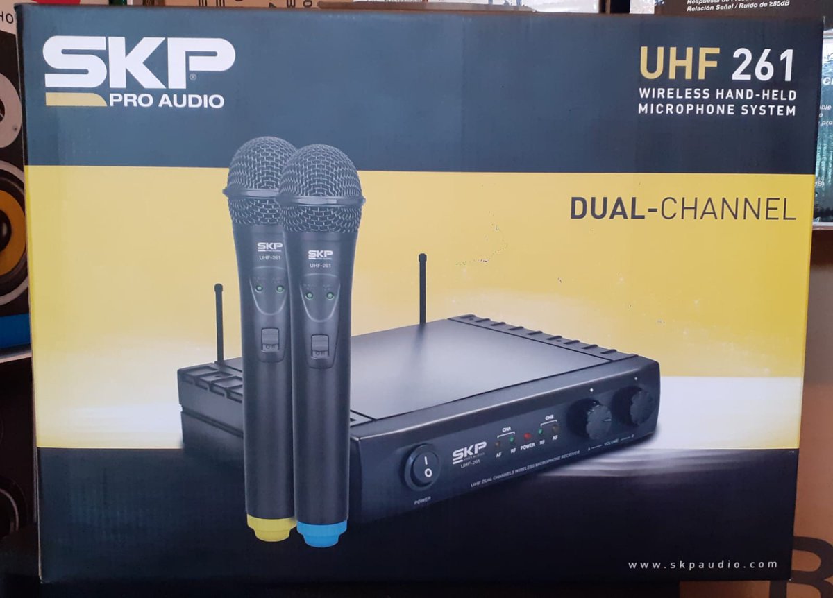 proavilasound's tweet photo. MICROFONOS INALAMBRICOS DOBLES SKP UHF-261 DINAMICO CARDIODE 
#Microfono #Microfonos #PartyMusic #Musica #Music #Dj #DjArgentina #Deejay #Party #Fiesta #Sonido #Iluminacion #Djs #Pioneer #Records #Productor #Like #Follow #Mixing #Remix #Sound #SKP #Beatmaker #Produccion #UHF261 https://t.co/Un9NVPPCOT