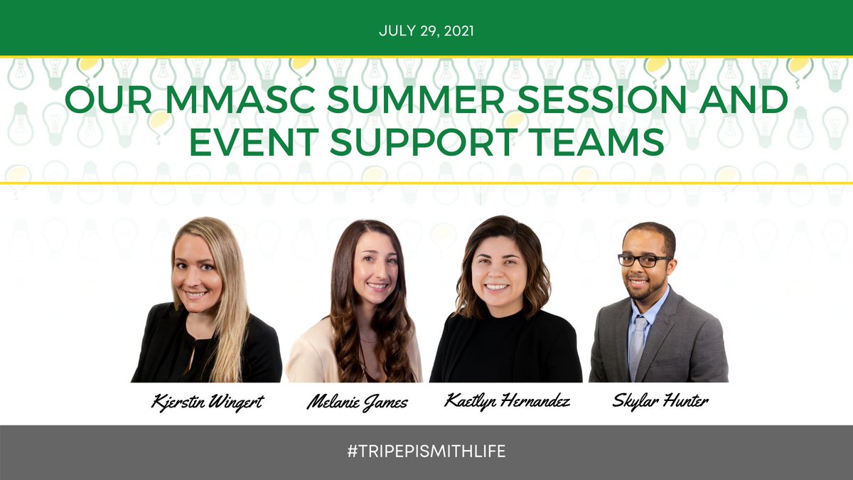 TripepiSmith's tweet photo. Keep an eye out for #TeamTS on your screens at @MMASC_SoCal's Summer Session tomorrow๐
Melanie James & Kjerstin Wingert are logging on to connect with you at the 2 PM networking sessionโฐ
@TripepiSmith is also providing technical support for #MMASC: https://t.co/yhCppABvIw https://t.co/lOoQG0sQaN
