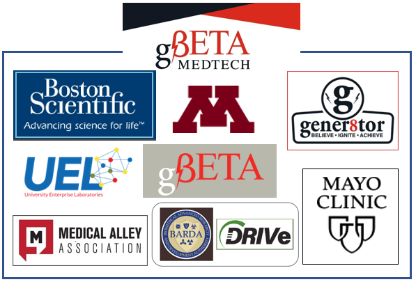 UEL_MN's tweet photo. We're so grateful #gBETAMedtech, a program of UEL & @gener8tor whose founding sponsor is @bostonsci & who receives mentorship support from @MayoClinic,
@UMNews & @MedicalAlley, thank you! UEL/gener8tor r also supported by a co-op agreement w/ @BARDADRIVe. @perky_r @gBETAstartups https://t.co/c0rCylInGH