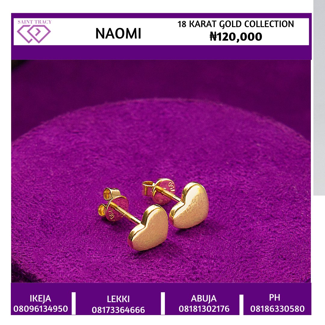 Only for selected few, shop this 18karat gold  earrings   exclusively from Saint Tracy.
Free delivery nationwide.

Price : N120,000/$248

BUY NOW
.
1. Send a DM
2. Call/WhatsApp 08181302159
3. Shop online- sainttracy.com (Click link in our bio)
4. Visit a...