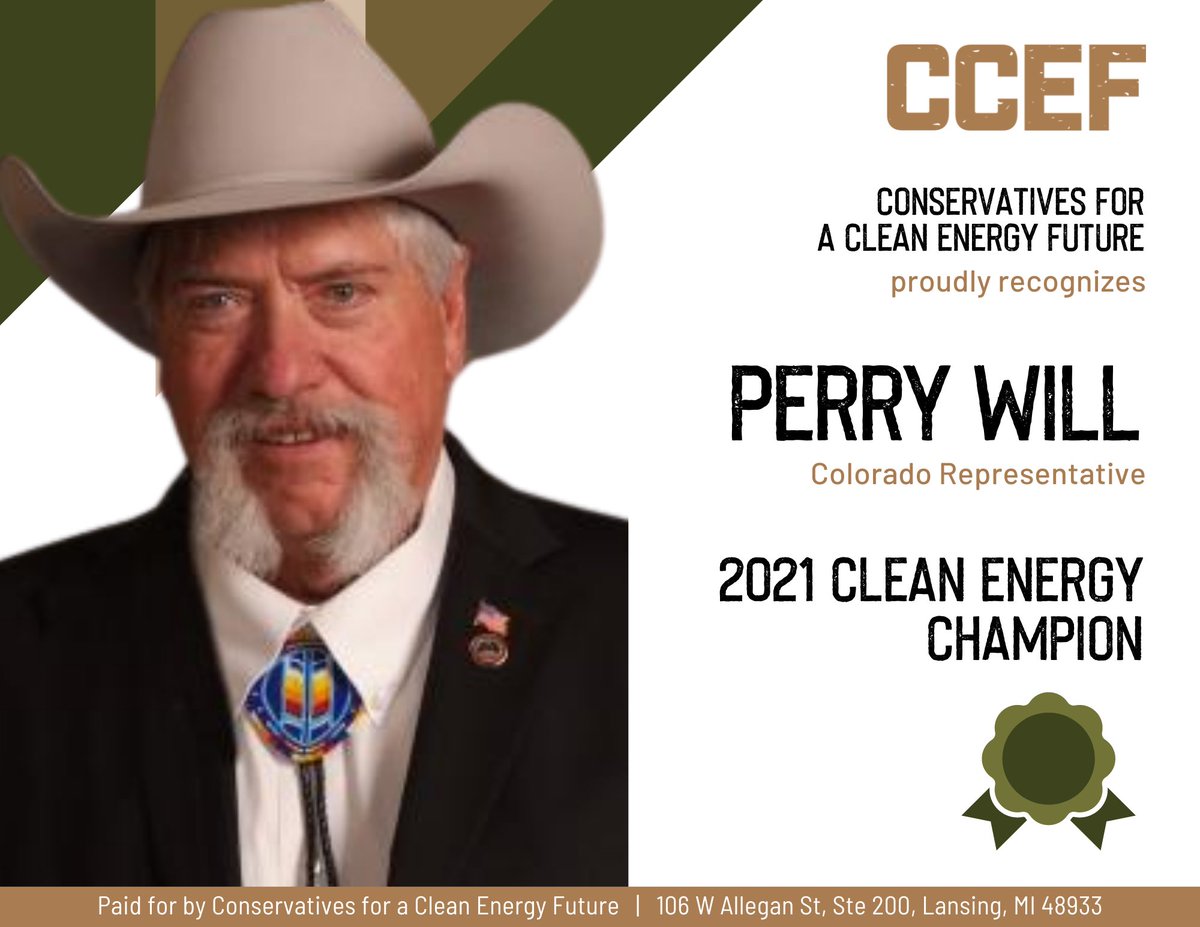 #CCEFChamps21 Time to celebrate our Colorado Champions! These leaders are dedicated to our #CleanEnergyFuture. Check out the rest of the class at: conservatives4energy.org