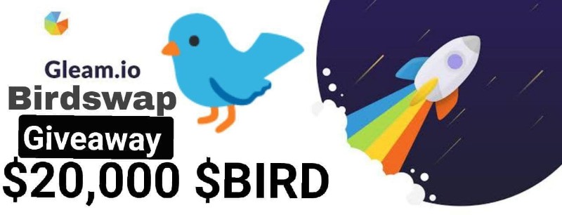 freecoins24's tweet photo. #Contest:🔥BirdSwap Token Contest🔥 
Reward pool:💰20000 $BIRD💰
Rate: ⭐️⭐️⭐️⭐️(4/5)

🔹Go to Contest page
🔹Complete social tasks
🔹Submit your details

⏰  Ending on August 20, 2021

🛠 Telegram, Twitter and Others.

🌐 Claim your Airdrop: 
https://t.co/BG1H52bucZ

#Contest https://t.co/a7Wkj4hp2m