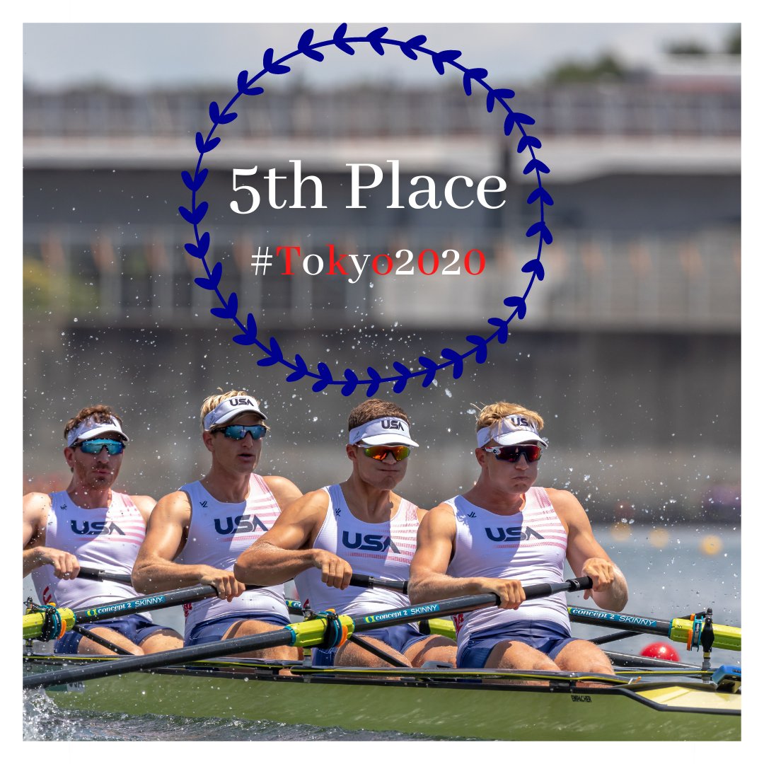 🇺🇸Congratulations to Clark Dean and the USA Men's 4- on their 5th place finish at the 2020 Tokyo Olympics!!🇺🇸 Crew Nation is beaming with pride!!💙 #gosarasotacrew #Tokyo2020 #Olympians #USA
