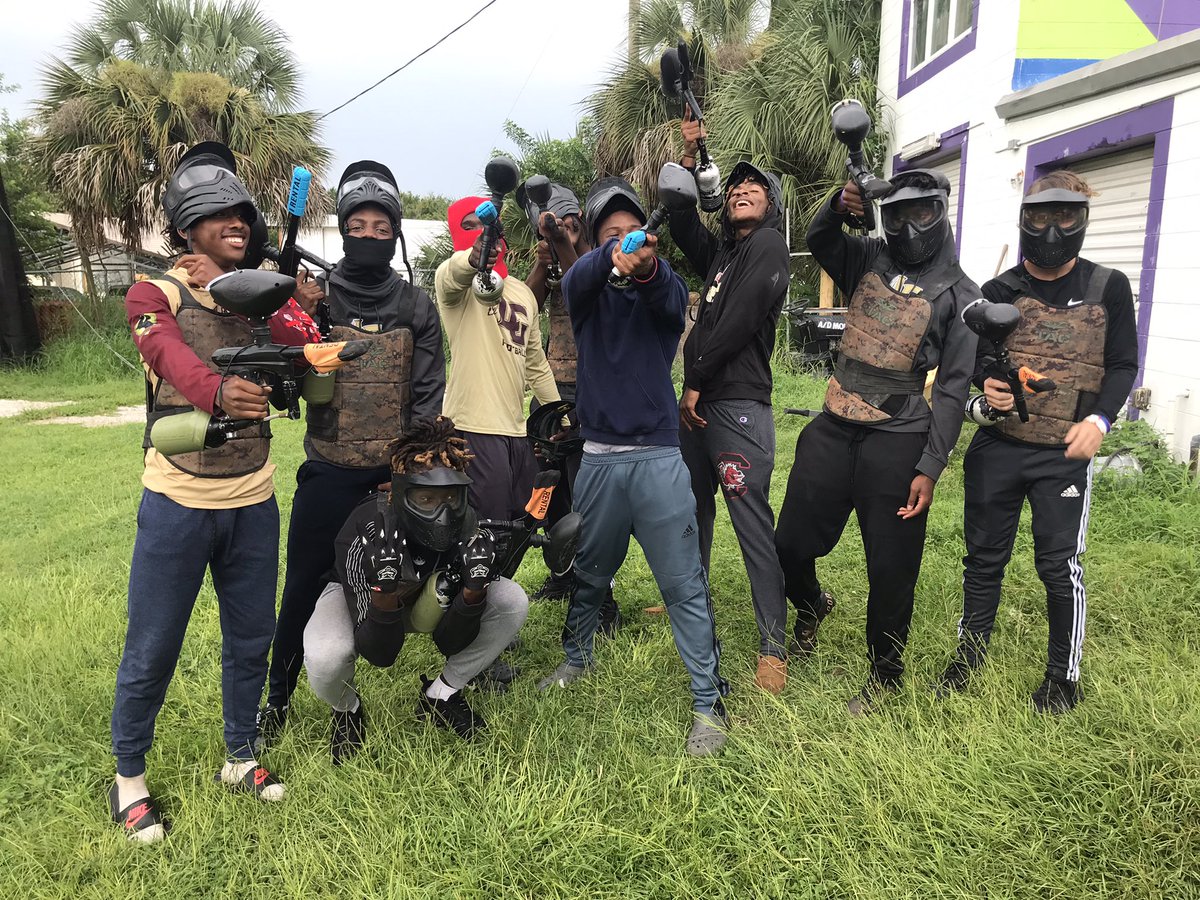 LakeGibsonFB's tweet photo. Leadership Day outing with some paintball. 
#TeamWork 

Thank you Mr. John Rhodes

#BOE
#TEAM
#FAMILY https://t.co/9JmS9CDLpb