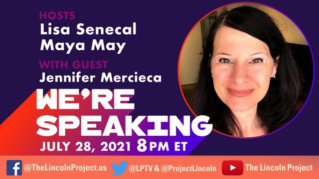 TONIGHT: Professor &amp; historian @JenMercieca joins LPTV to discuss her latest book “Demagogue for President: The Rhetorical Genius of Donald Trump” and the tactics used by the GOP to discredit the testimony of the January 6 officers.

Tune in at 8:00 PM ET: bit.ly/3vmhHNz