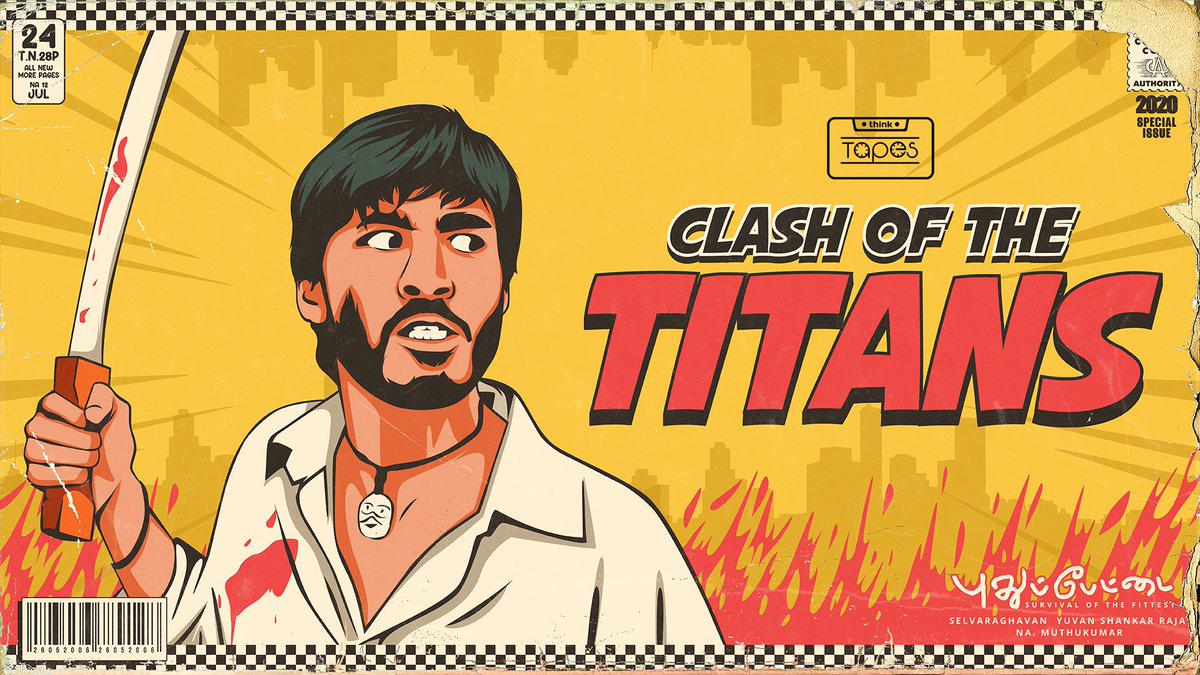 thinkmusicindia's tweet photo. #HappyBirthdayDhanush
Something special from us to celebrate the fabulous @dhanushkraja 's birthday 🔥
#ThinkPremiere - An exclusive edit of #ClashoftheTitans from the cult classic #Pudhupettai▶️https://t.co/GNjKoenq5U
A @thisisysr musical 🎵
@selvaraghavan @actress_Sneha https://t.co/4oj61amNPn