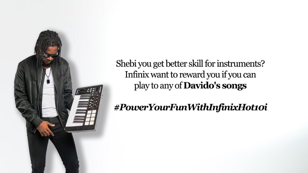 DblazeFc's tweet photo. Make sure you utilized our talent, get the opportunity to be among the 6 people that will win 3m naira. Do a freestyle to any davido’s song. You must be following @InfinixNigeria on all socials to stand a change to win. #PowerYourFunWithHot10i https://t.co/pt8RMjiXla