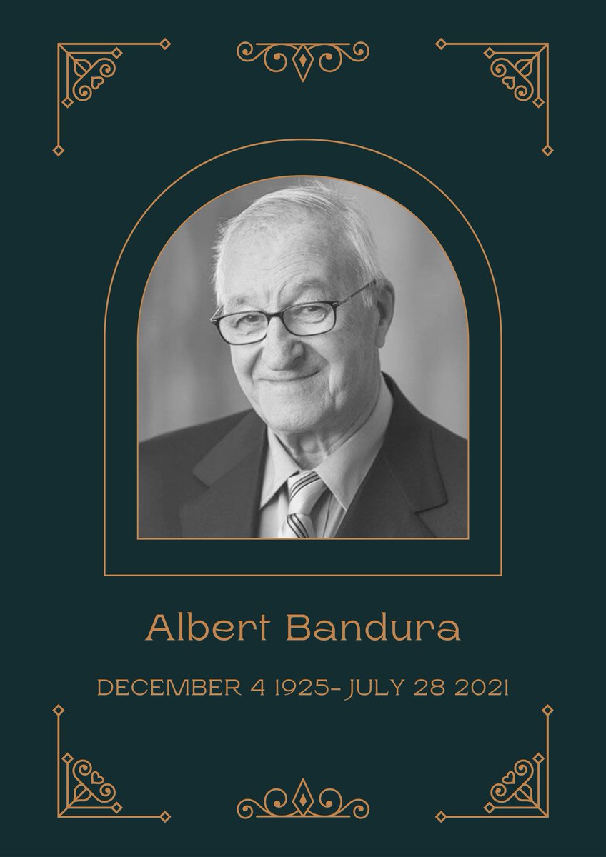 Albert bandura passed away