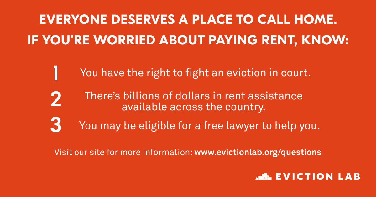 NLIHC's tweet photo. The Federal eviction moratorium ends in 2 days! @evictionlab created a Q&amp;A for tenants to know how to prepare ahead of the eviction protections laps. https://t.co/eZxaVCeRkN https://t.co/eZdjmlzMZ8