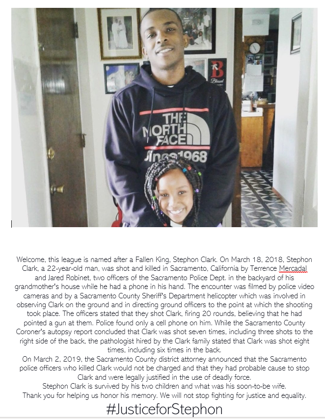 FantasyNsession's tweet photo. #JusticeforStephonClark https://t.co/AeTJReF70N