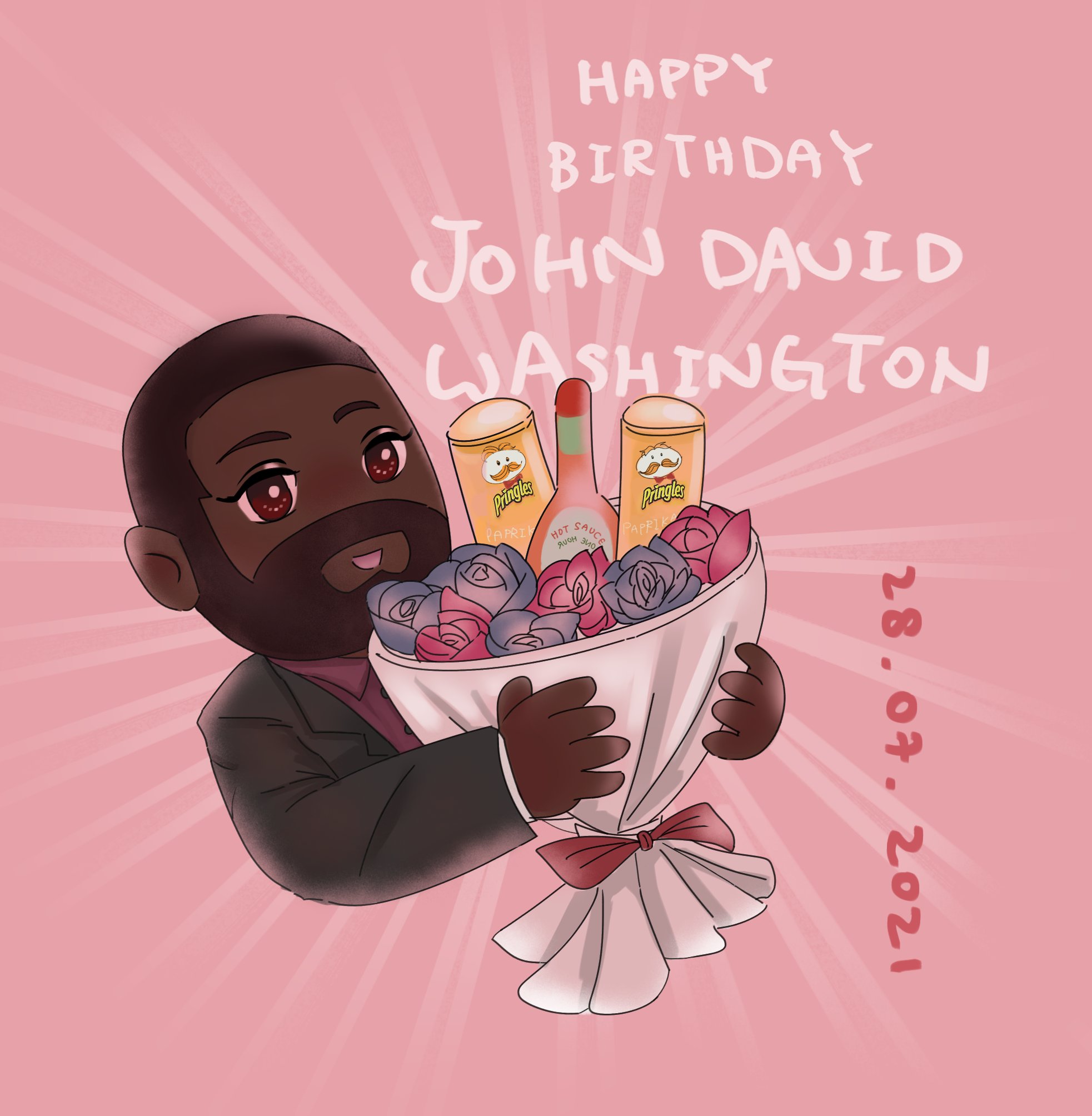 Happy birthday john david washington    