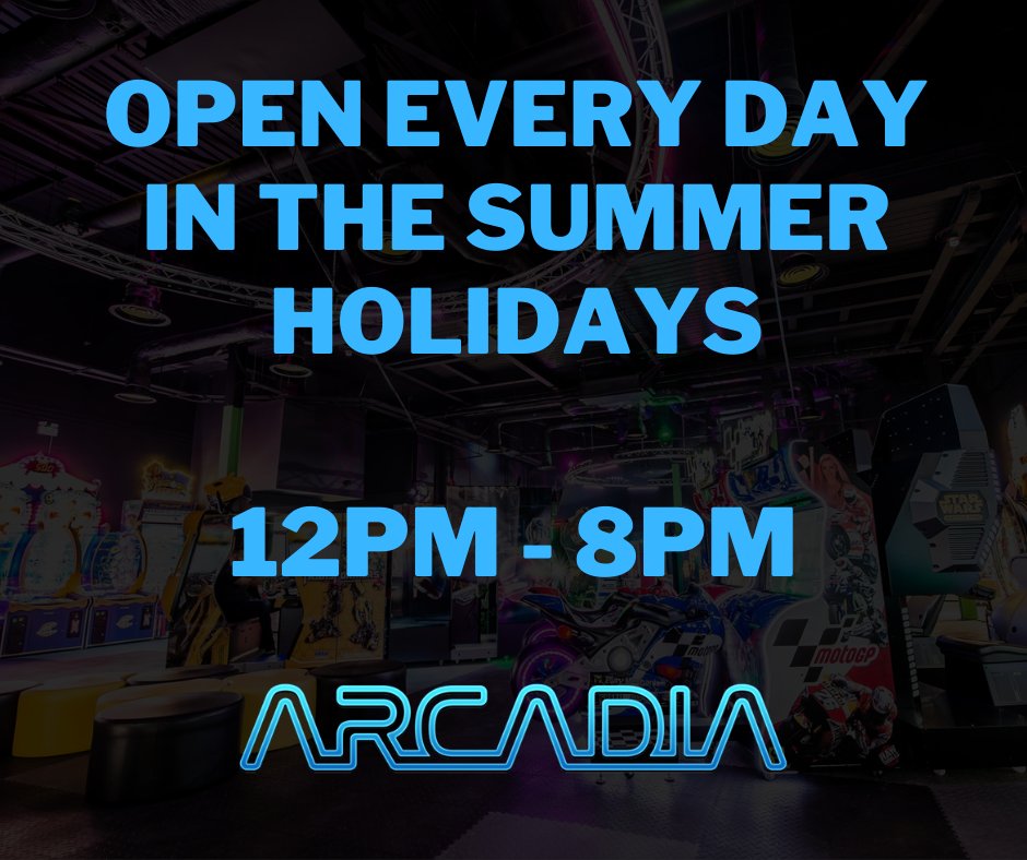 Arcadia on Twitter "Arcadia is open 7 days a week in the Summer
