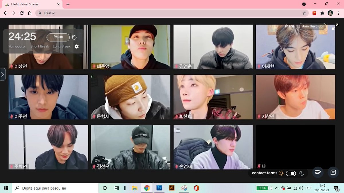 site para estudar com personagens de anime