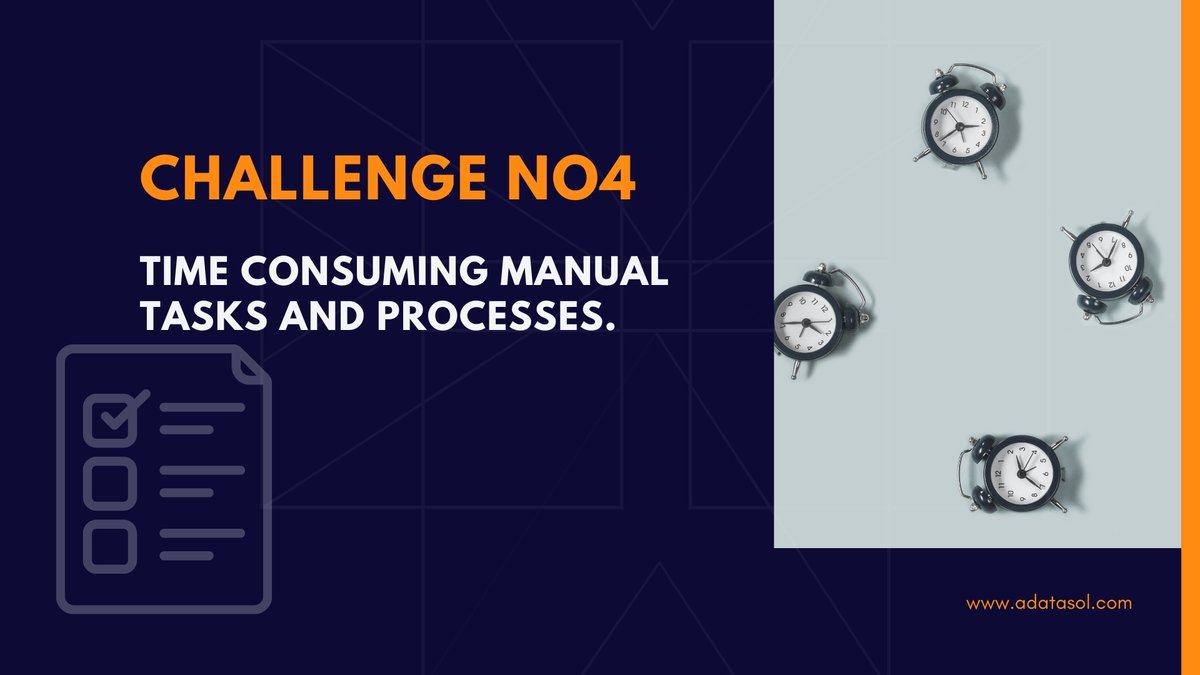 adatasol's tweet image. Challenge no 4: Time consuming manual tasks and processes.

Adatasol&apos;s biggest goal is to save you valuable time and resources by automating time-consuming functions.

Share your vision with us!
buff.ly/3wIPwck

#visionarysoftware #softwaresolutions #customsoftware
