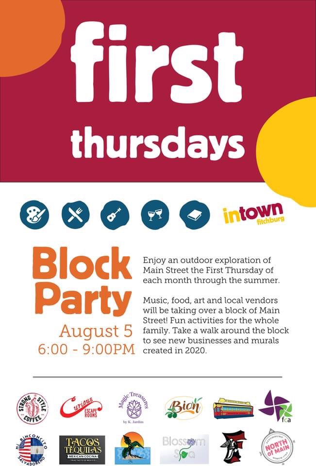 Sizer School on Twitter "Fitchburg Block Party from 69 p.m. It's food