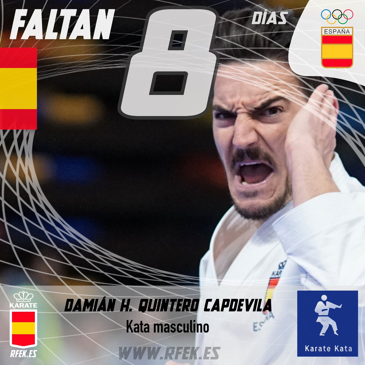 RFEKarate's tweet image. ⛩⏳Cuenta atrás … #Tokio2020

#ESPKarateam #RoadToTokyo
@loterias_es @deportegob @deportegob @amarqueomor