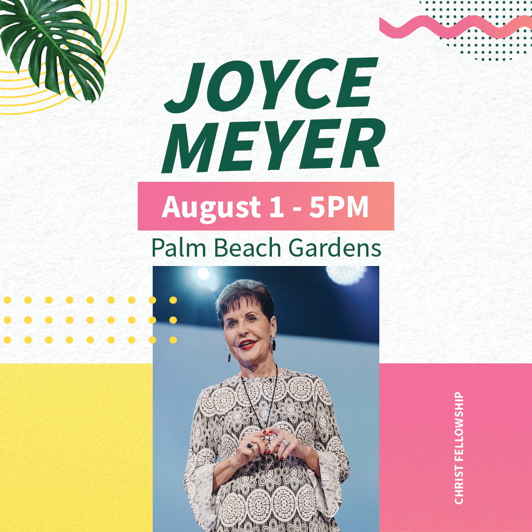 CFimpact's tweet photo. This Sunday, @JoyceMeyer will be preaching at the 5PM service! We are so excited about the message she has prepared. We hope to see you there! #SummeratCF ☀️ https://t.co/7yEAVtCUNV