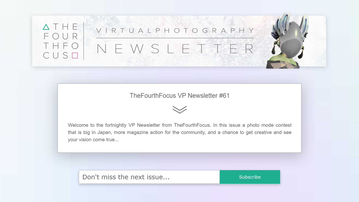 TheFourthFocus's tweet photo. // #VPNewsletter #61: Out Now 📬
Click the link below to subscribe or view online... https://t.co/c5MhrfcklF