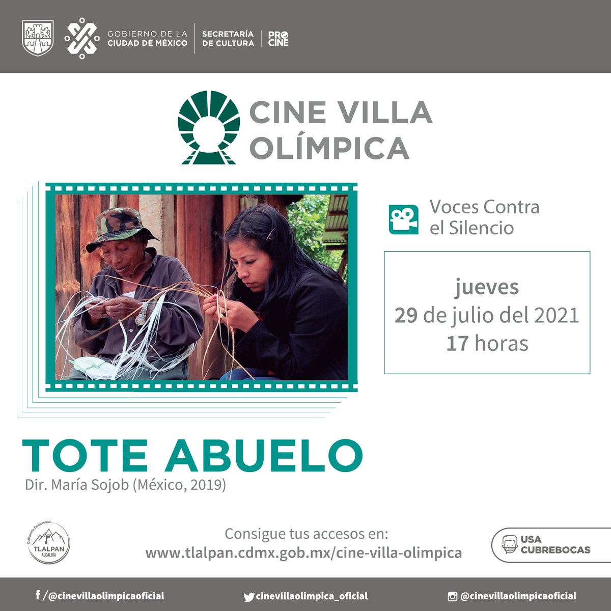 Cine Villa Olímpica Oficial tweet media