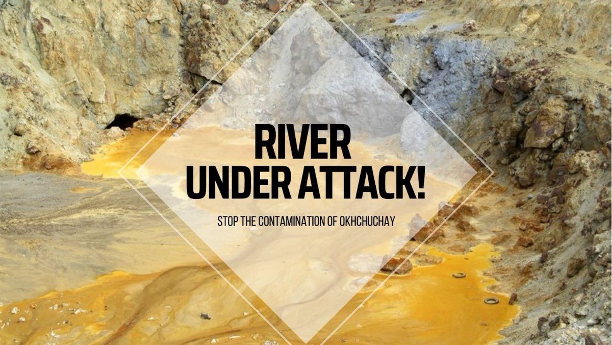 ArzuMhmdv's tweet photo. #Armenia must shut down Gafan and Gajaran plants that pollute #OkhchuchayRiver and join the #Helsinki Convention on Transboundary Watercourses. Dangerous volumes of heavy metals are dumped into the largest river system in the South Caucasus.
#IamOkhchuchay #SaveOkhchuchay https://t.co/ONtAJd8H7V