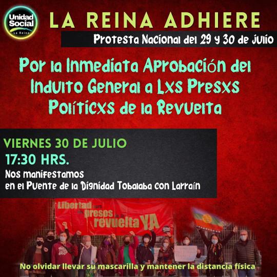 PedroDavisU's tweet photo. Viernes 30 17.30 horas Puente de la Dignidad Tobalaba/Larrain https://t.co/7909y1GjeK