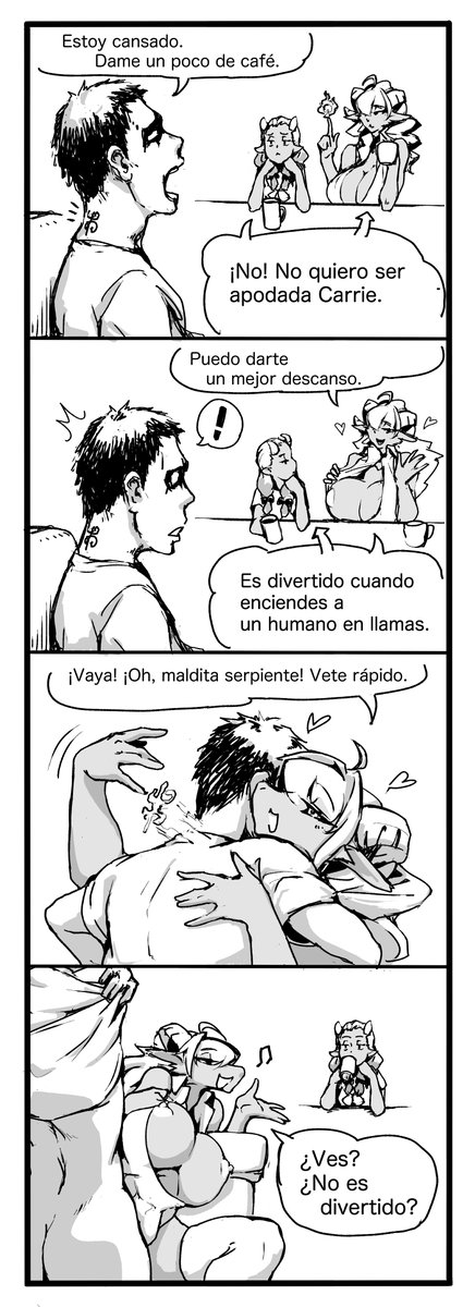 La chica del diablo, la esposa del diablo y su marido Cartoon Parte 1
Traducción automática al español 