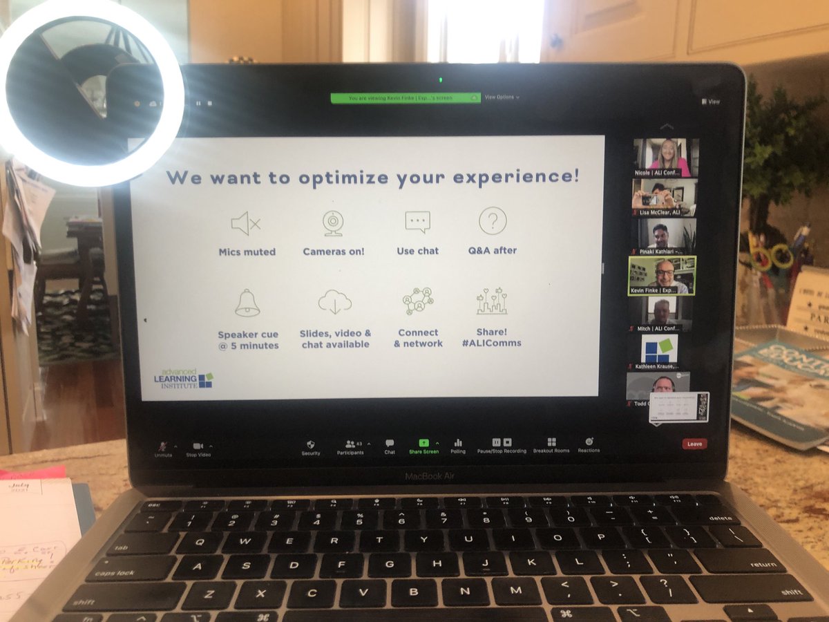 Thank you to ⁦<a href="/kevin_finke/">Kevin Finke</a>⁩ for MC’ing the 8th Strategic Internal Communications virtual conference! Looking forward to a great 2 days of discussions and best practice sharing! #alicomms ⁦<a href="/aliconferences/">ALI Conferences</a>⁩