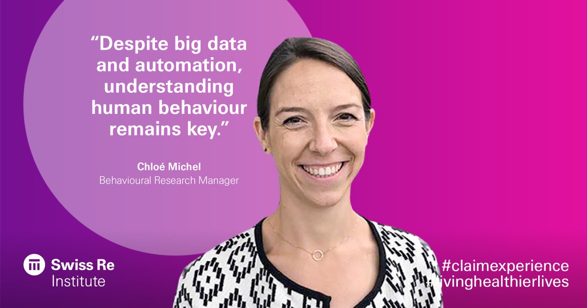 SwissRe's tweet photo. As we automate our processes and draw learnings from big data, we must keep focus on the human element. Our research shows how much claimants value understanding the process to feel that they are treated with empathy. https://t.co/vE9pxTT31Y
#claimexperience #livinghealthierlives https://t.co/tScN6DKRoz