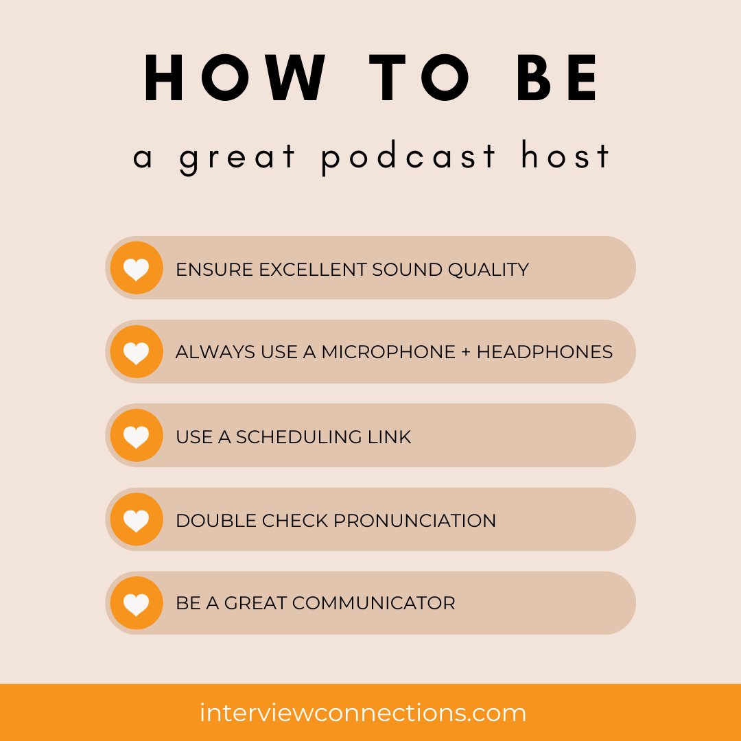 We talk a lot about how to be a great podcast guest, but we wanted to talk about how to be an amazing podcast host as well!

Be sure to follow us for more tips on podcasting and business growth 🚀