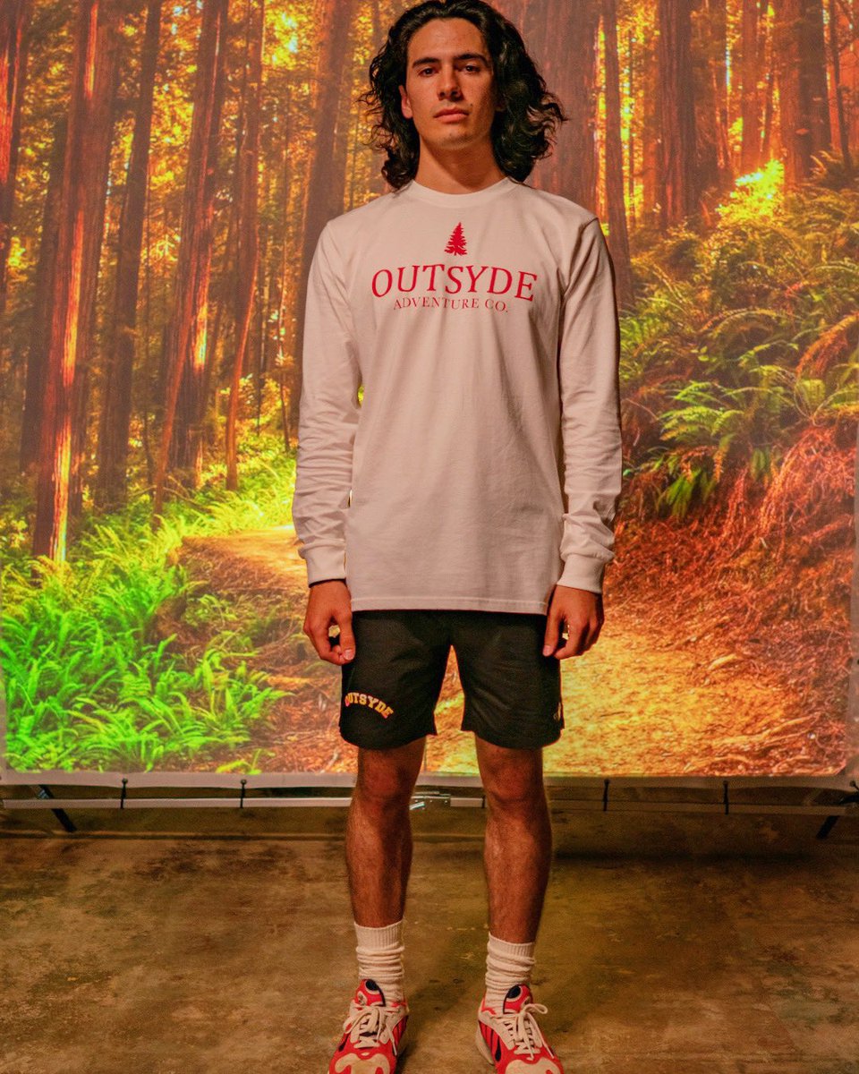 outsyde_'s tweet photo. Available now, The High Pine Long Sleeve tee is made from GOTS certified Organic Cotton. It is a medium weight garment with an incredibly soft feel, making it perfect for lounging, exploring.

https://t.co/fJkfC8ceTn https://t.co/jykoxdeY1k