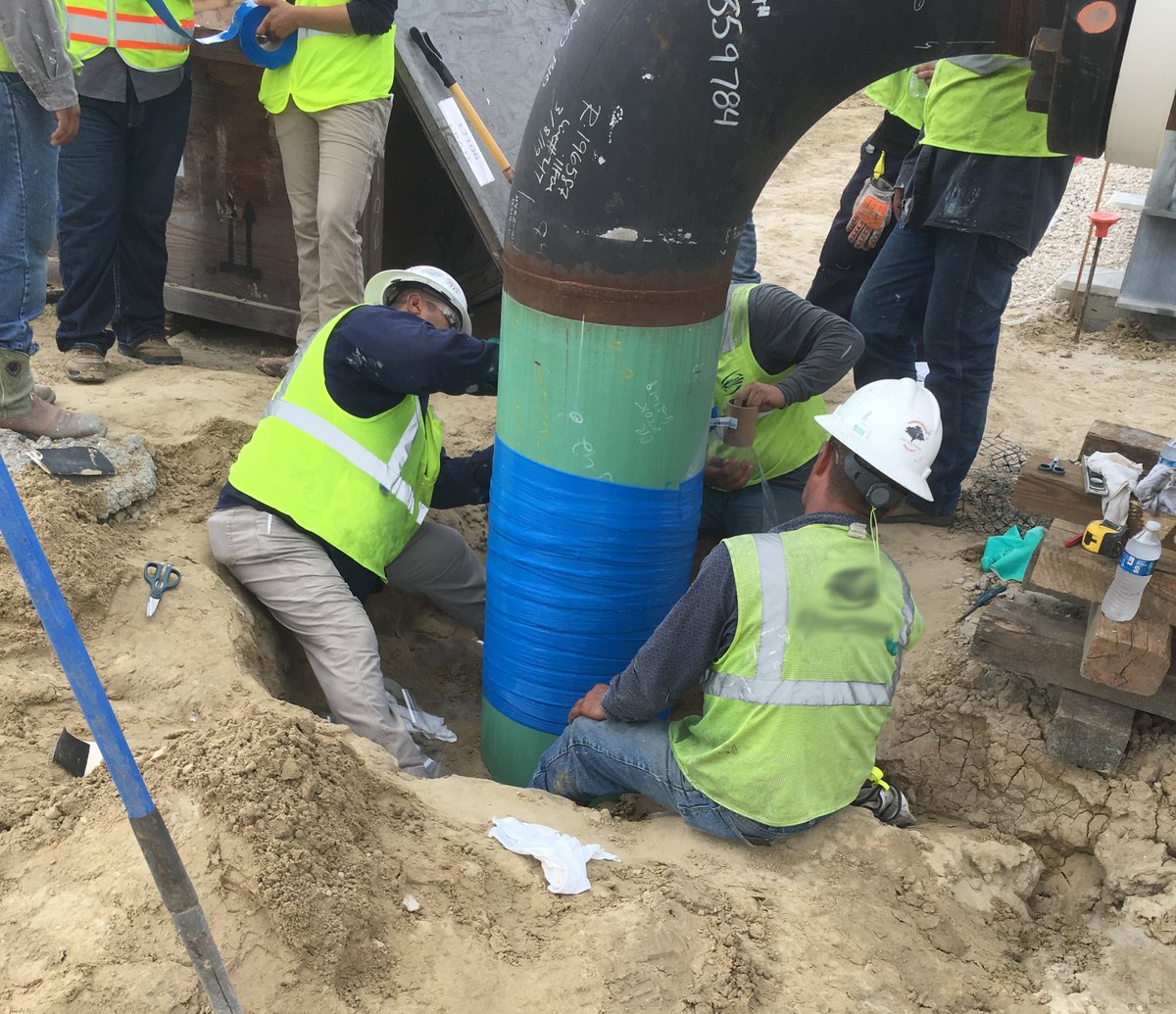 Viscotaq is an ideal corrosion prevention coating for soil-to-air coating transitions. It can be applied with minimal surface preparation, does not require primer and forms a homologue continuous, self-healing corrosion prevention coating. Learn more, bit.ly/3f8r0uu.