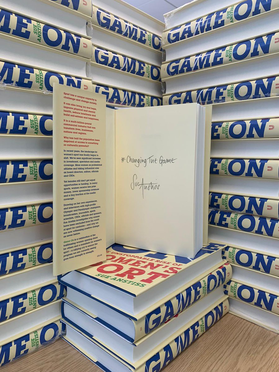 ❤️ What a wonderful day it’s been signing 650 copies of ‘Game On’ for the book’s early supporters. Can’t wait for people to receive them soon. Head over to our new @fearlesswomen__ Instagram account to see how the whole day went. . . instagram.com/fearlesswomen_… #ChangingTheGame