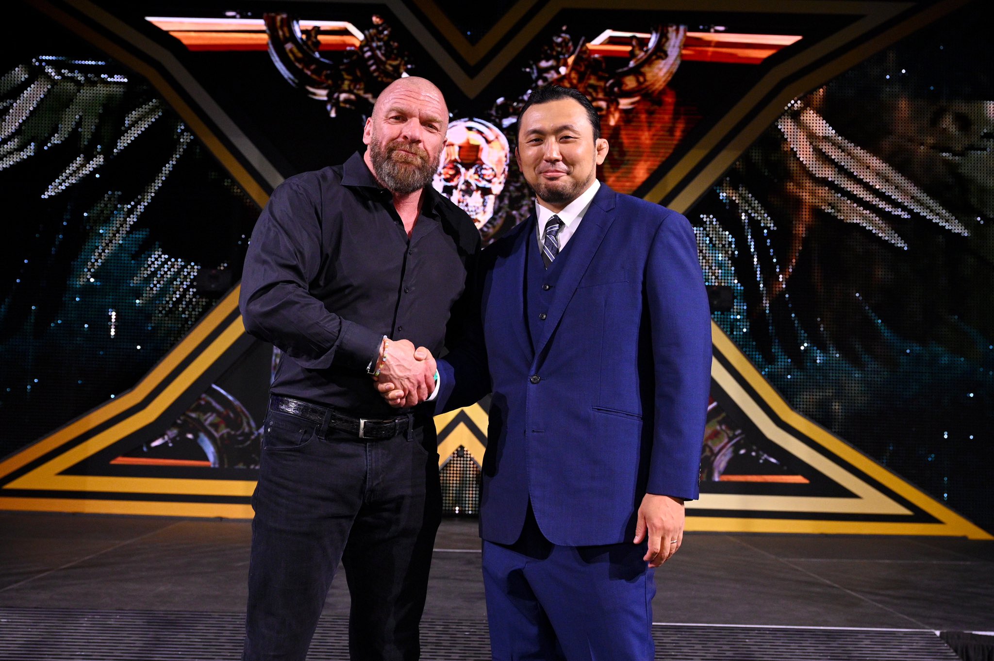 It was a little late, but Happy Birthday to Triple H       