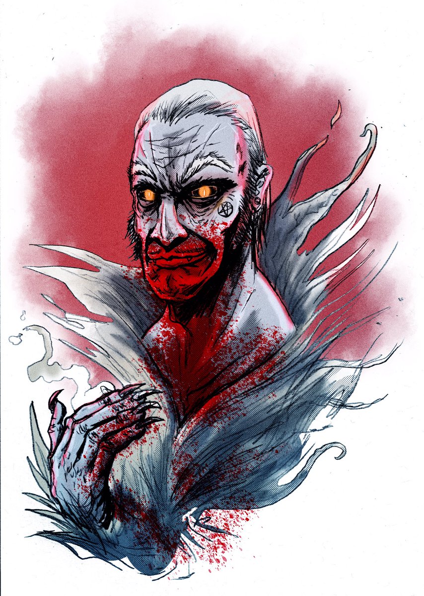 WillPottorffart's tweet photo. Some extra art I had made from last night’s game that’s definitely worth sharing!
•
•
•
#art #illustration #artist #characterart #monster #creaturedesign #artoftheday #horrorart #willpottorff #love #frankenstein #dracula #ttrpg #streamofblood #jaredlogan #twitch https://t.co/1BKyr4vluW