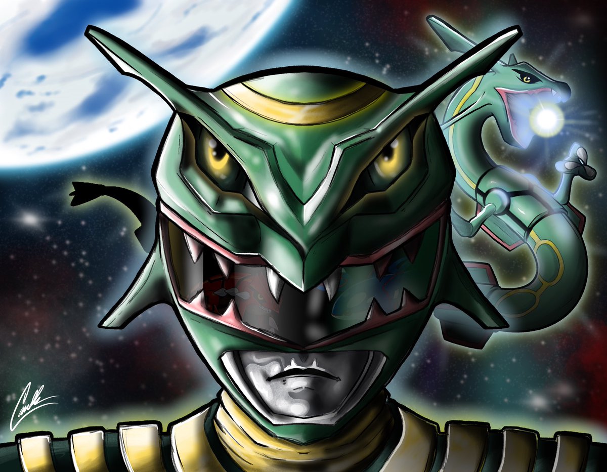 candlecandoit's tweet photo. Quaza Ranger 🐉 #powerranger #rayquaza #pokemon https://t.co/tfUqsxzQib