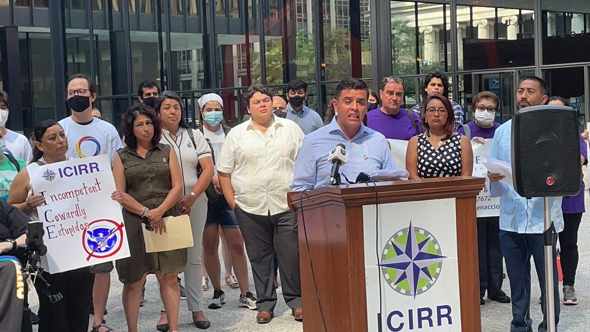 <a href="/RepAaronOrtiz/">Rep. Aarón M. Ortíz</a> - “Our current deportation system punishes people  twice. It is racist and must end. In Illinois we are doing our part. Now <a href="/DHSgov/">Homeland Security</a> must issue a new prosecutorial discretion memo that narrows deportation as much as possible!”