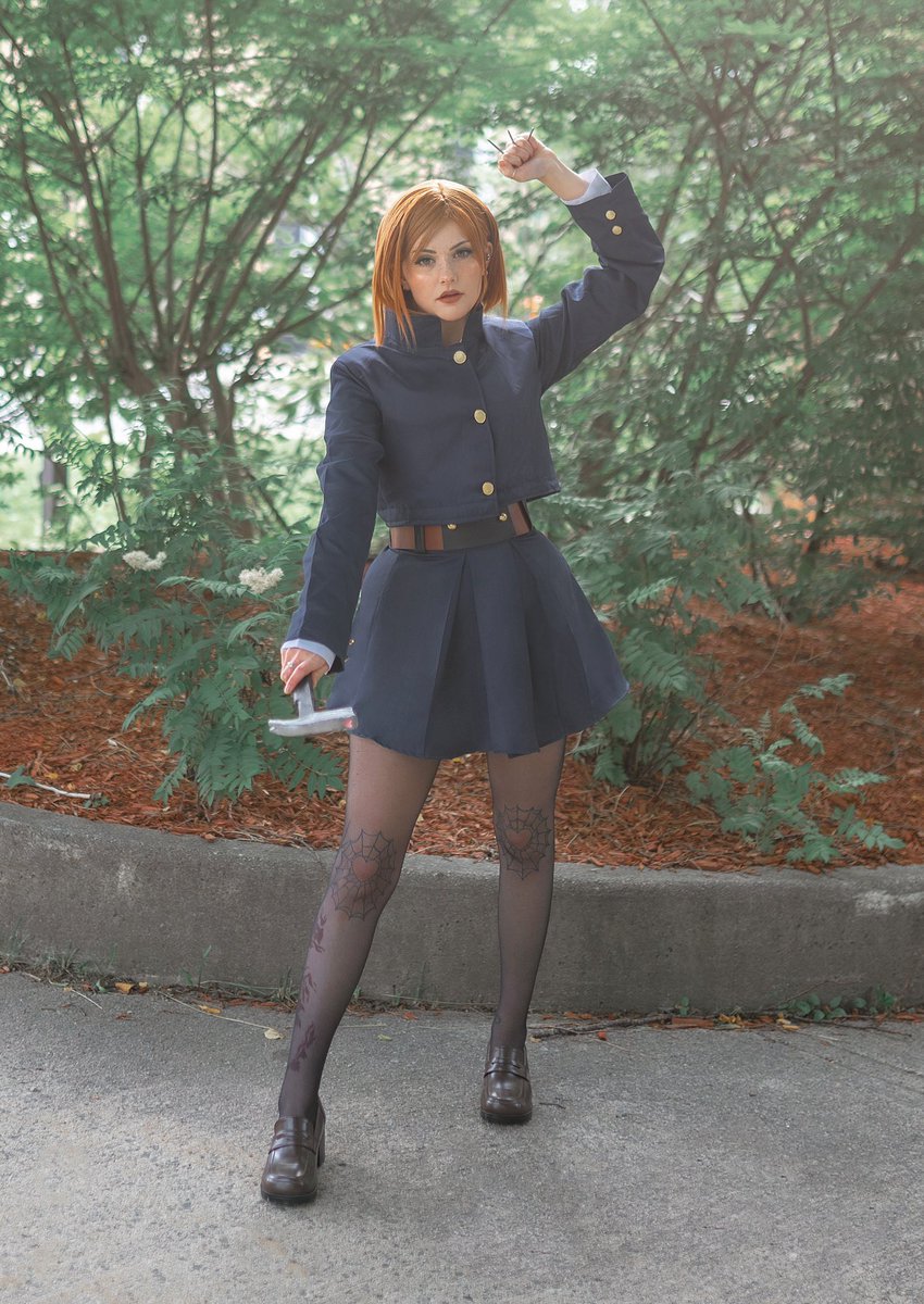 IT’S MY BIRTHDAY 🎉 

Here’s my Nobara cosplay 🔨🩹