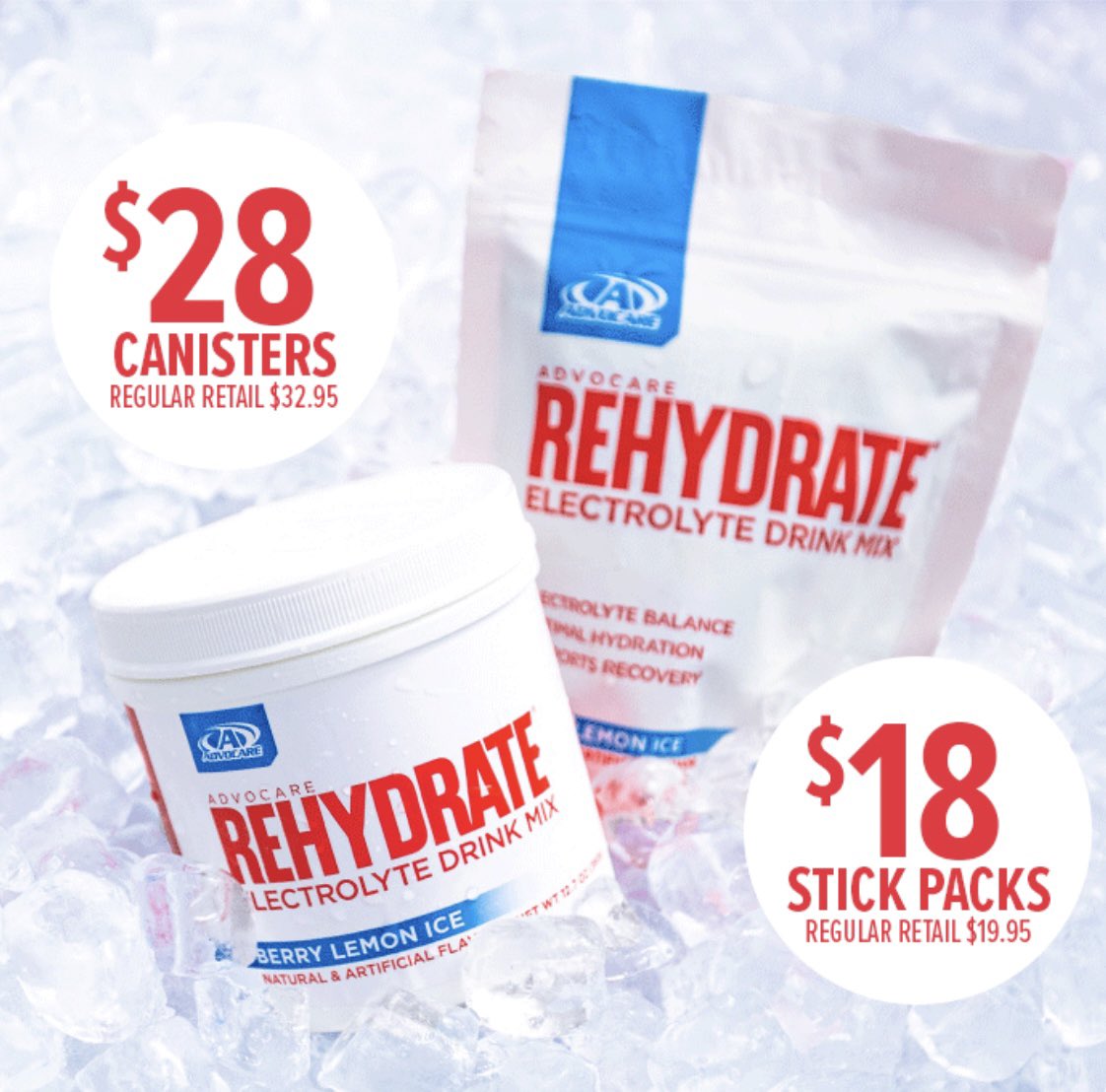 SparkDelivered's tweet photo. Rehydrate - on sale all month long! 

And how about this limited flavor? https://t.co/dMS0QfrYsD 

#AdvoCare https://t.co/yj1jV957a0