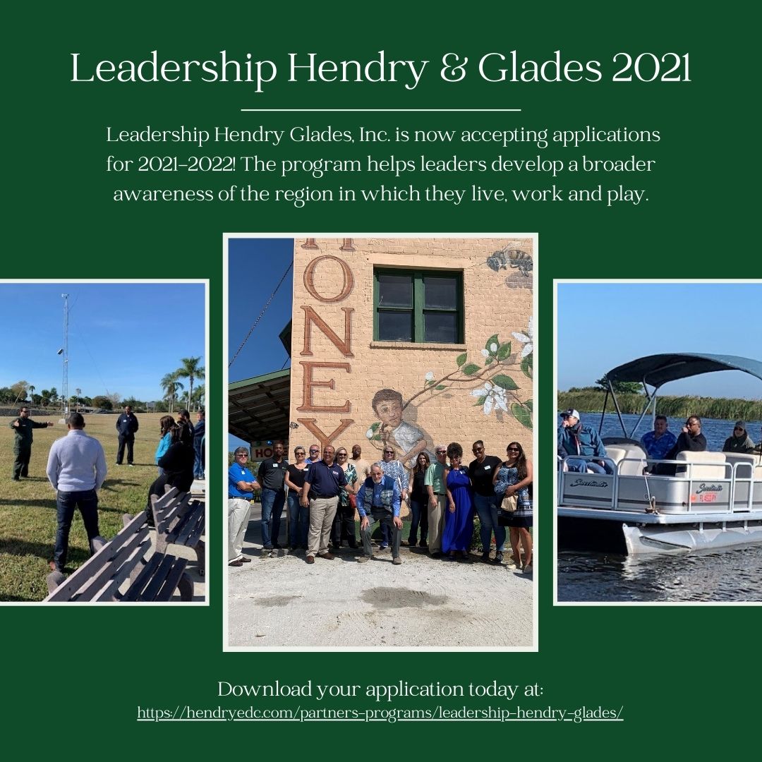Spread the word and sign up today for Leadership Hendry &amp; Glades 2021/2022 program! 

To download your application, please see our website here: hendryedc.com/partners-progr….
