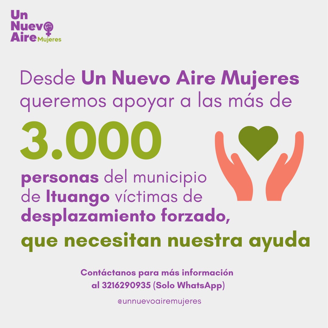 urreavalentina_'s tweet image. 📢 Desde #unnuevoairemujeres realizaremos esta acción humanitaria para llevarle a mujeres, niñas y niños un granito de arena y mitigar un poco la crisis que viven🗣 ¡únete a la causa y ayúdanos a llegar a muchas más personas! 

Mi DM está abierto para dudas💜

#SOSItuango