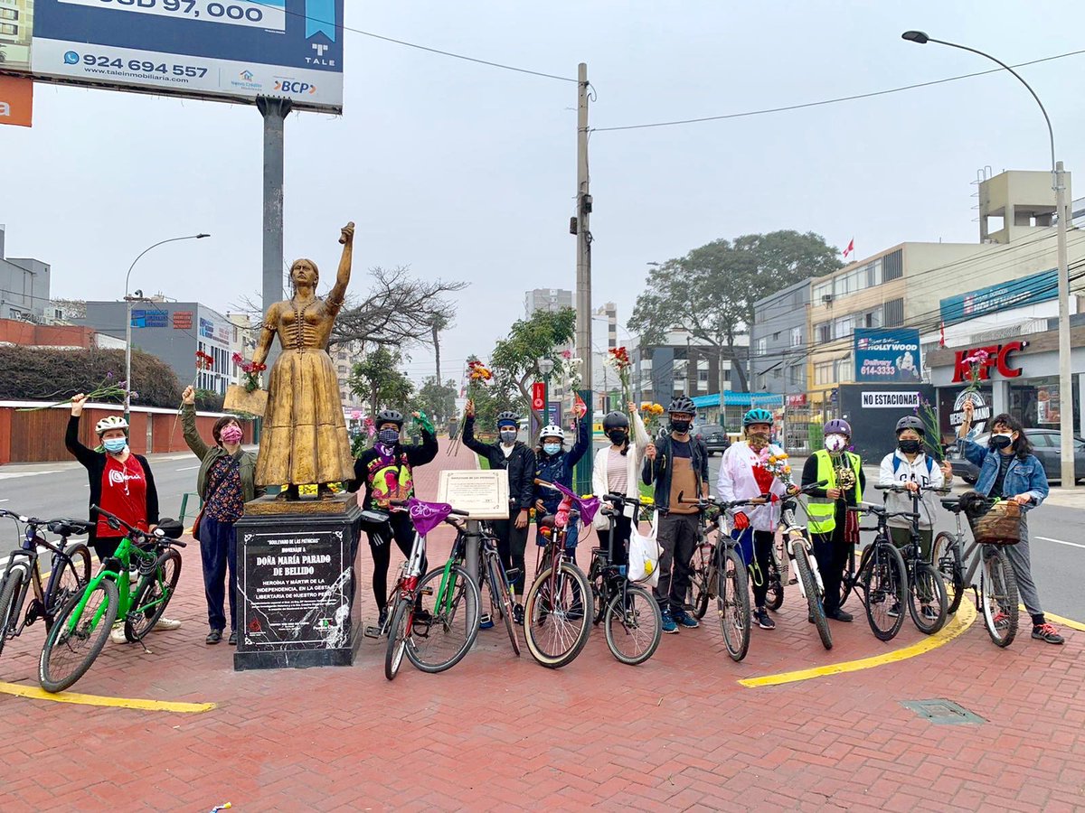 Feliz Bicentenario 🇵🇪
#BicentenarioPeru #MujeresReales  #mariaparadodebellido #tomasatitodecondemayta #manuelasaenz #heroinas #boulevardlaspatricias