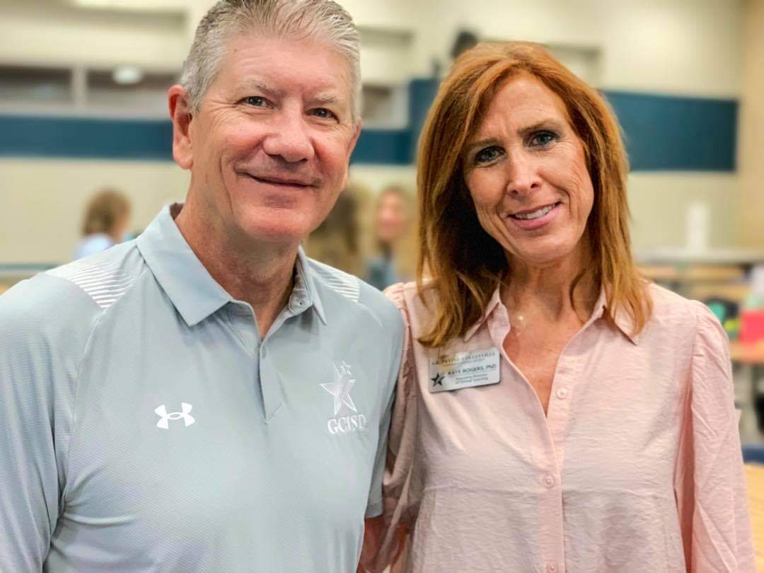 iUniversityPrep's tweet photo. Excellence starts w/ leadership, and @GCISD is lucky enough to have great leadership in @robinryan_gcisd and board president @jorgearodriguez. The leadership team at iUniversity Prep is learning a lot today at GCISD's Leadership Day! #ExcellenceAnywhere #WeAreGCISD @KayeRogers06 https://t.co/M0vGT33Qxa