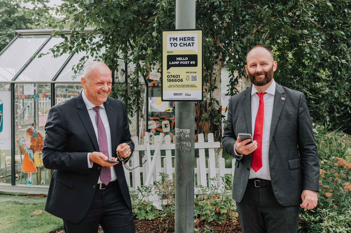 Today we were delighted to welcome @GermanAmbUK Andreas Michaelis to @MediaCityUK and showcase our innovative smart city infrastructure, our phenomenal onsite studios - @dock10, our skills and innovation hub - @HOSTSalford and our thriving community.

#VisionGM #SpiritofSalford