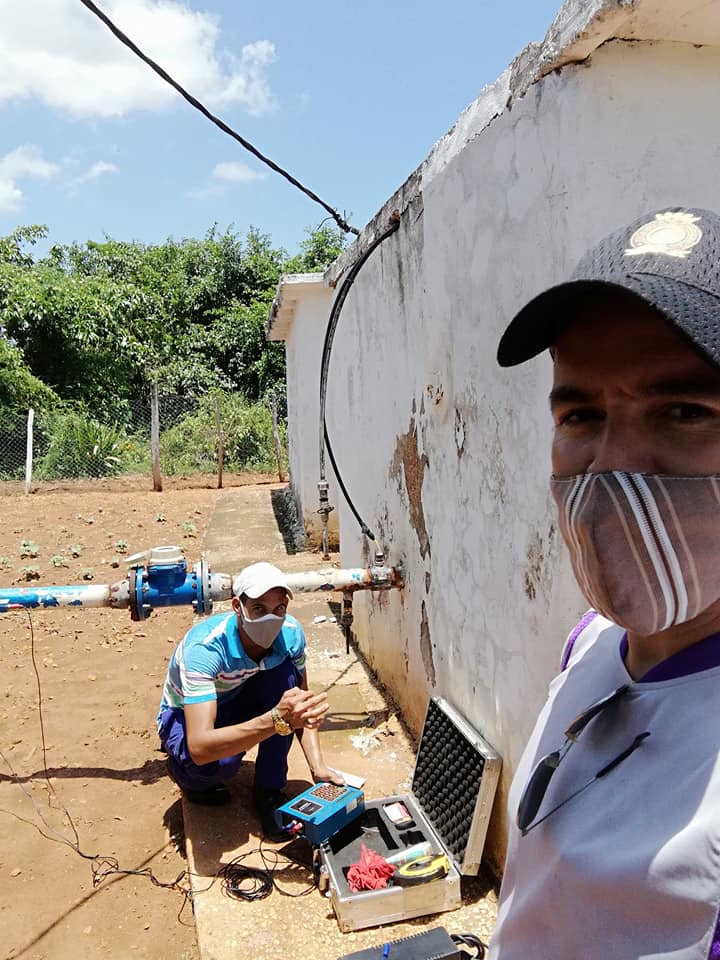 Se realiza visita de trabajo en el municipio Sierra de Cubitas por parte del equipo de Ingeniería de la EAA con el objetivo de las mediciones pitométricas en varias estaciones de bombeo. #SomosContinuidad