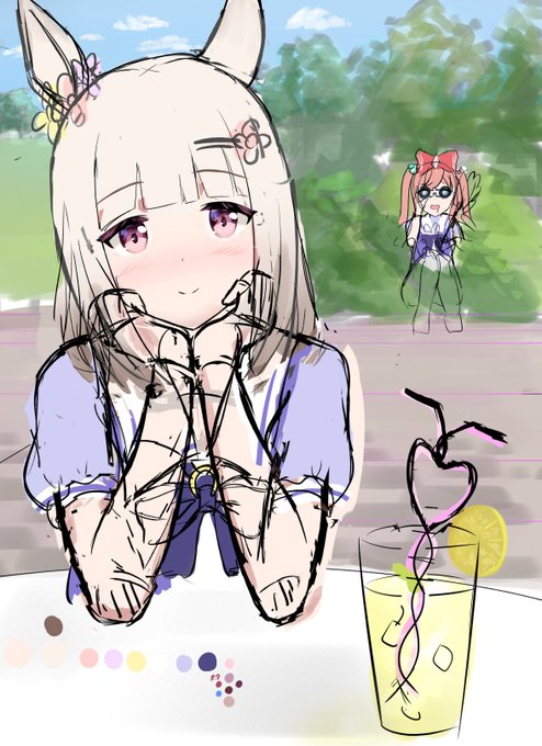 けものフレンズ あなたはヤギね けものフレンズ アミメキリン 朱シオ 登山したいのイラスト