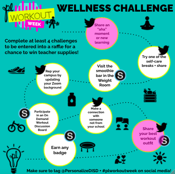 MsAngieLeal's tweet photo. #PLWorkoutWeek with my buddy π¦ #wellnesschallenge @PersonalizeDISD @HBGonzalezPLA https://t.co/JW9F6XSA6q